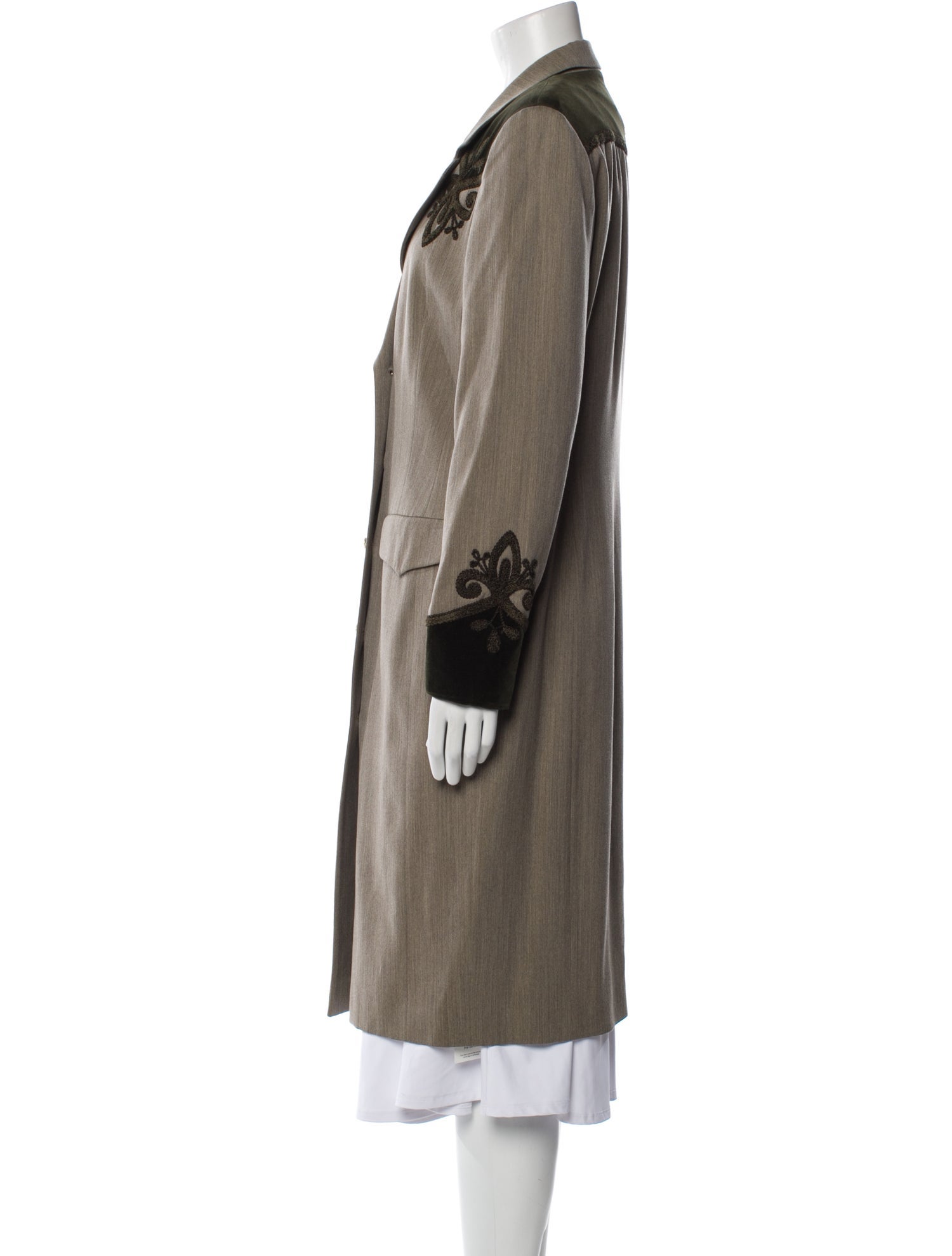 Escada Vintage Wool Trench Coat