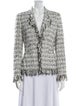 Escada Nylon Tweed Pattern Blazer