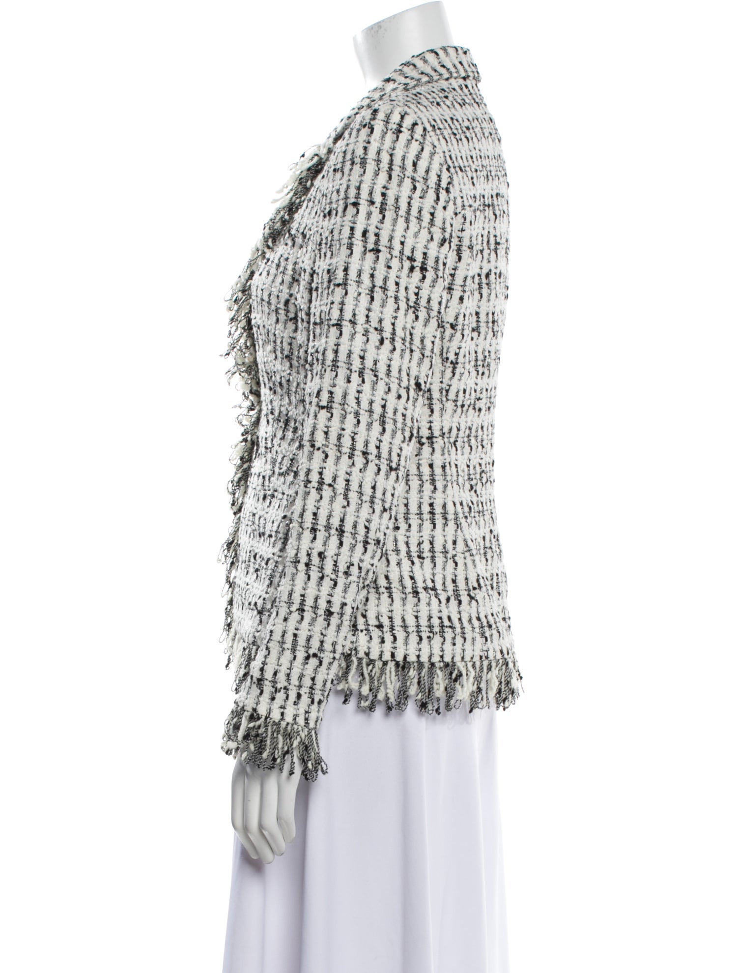 Escada Nylon Tweed Pattern Blazer