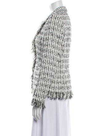 Escada Nylon Tweed Pattern Blazer