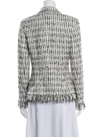 Escada Nylon Tweed Pattern Blazer