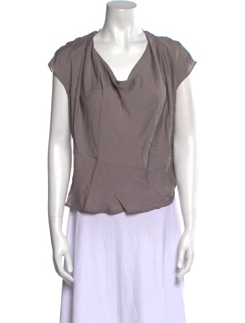 Escada Silk Cowl Neck Blouse