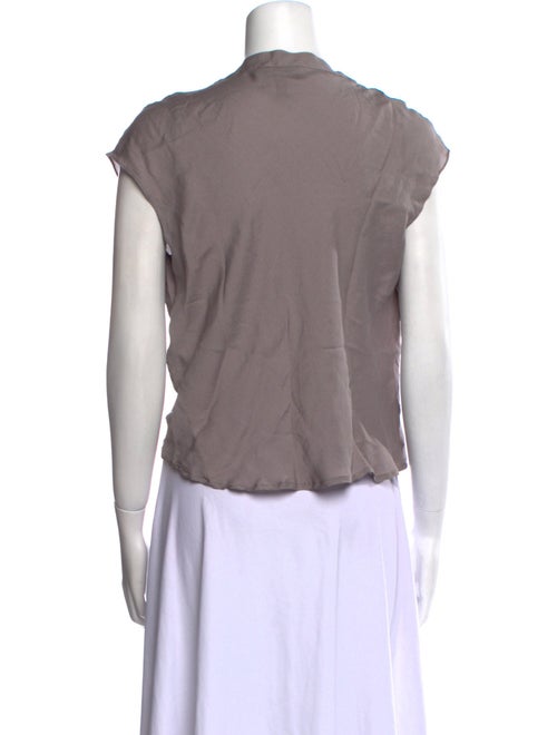 Escada Silk Cowl Neck Blouse