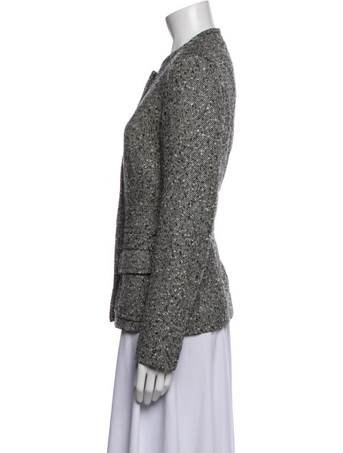 Escada Virgin Wool Tweed Pattern Evening Jacket