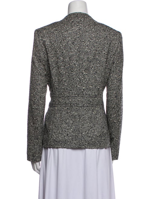 Escada Virgin Wool Tweed Pattern Evening Jacket