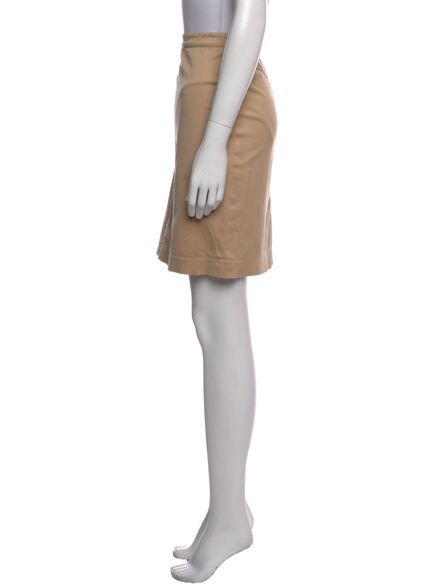 Escada Pleated Accents Mini Skirt