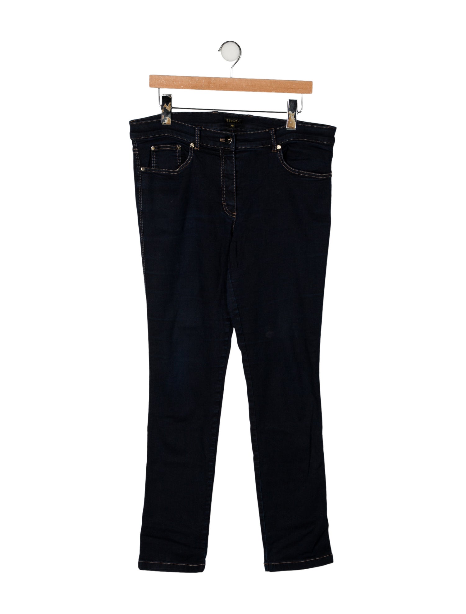 Escada Mid-Rise Straight Leg Jeans