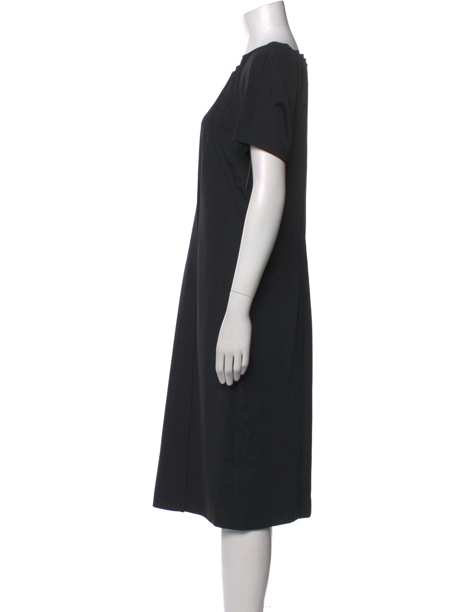 Escada Square Neckline Midi Length Dress