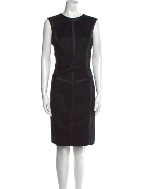 Escada Crew Neck Knee-Length Dress