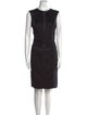 Escada Crew Neck Knee-Length Dress