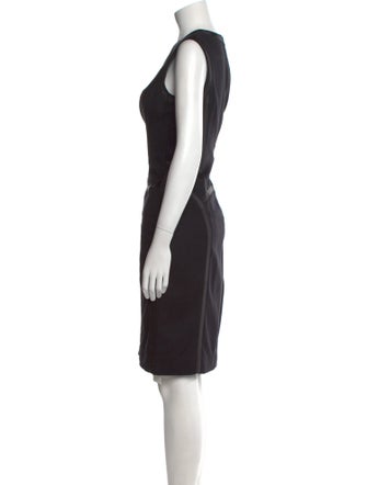 Escada Crew Neck Knee-Length Dress