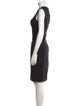 Escada Crew Neck Knee-Length Dress