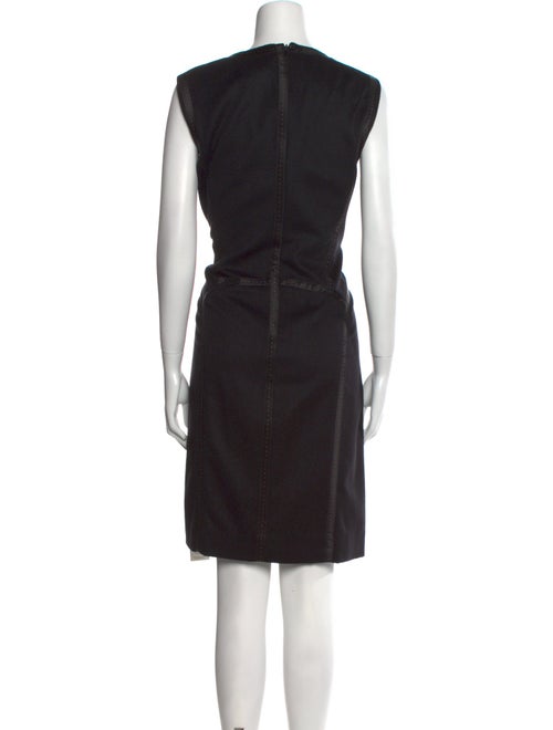 Escada Crew Neck Knee-Length Dress