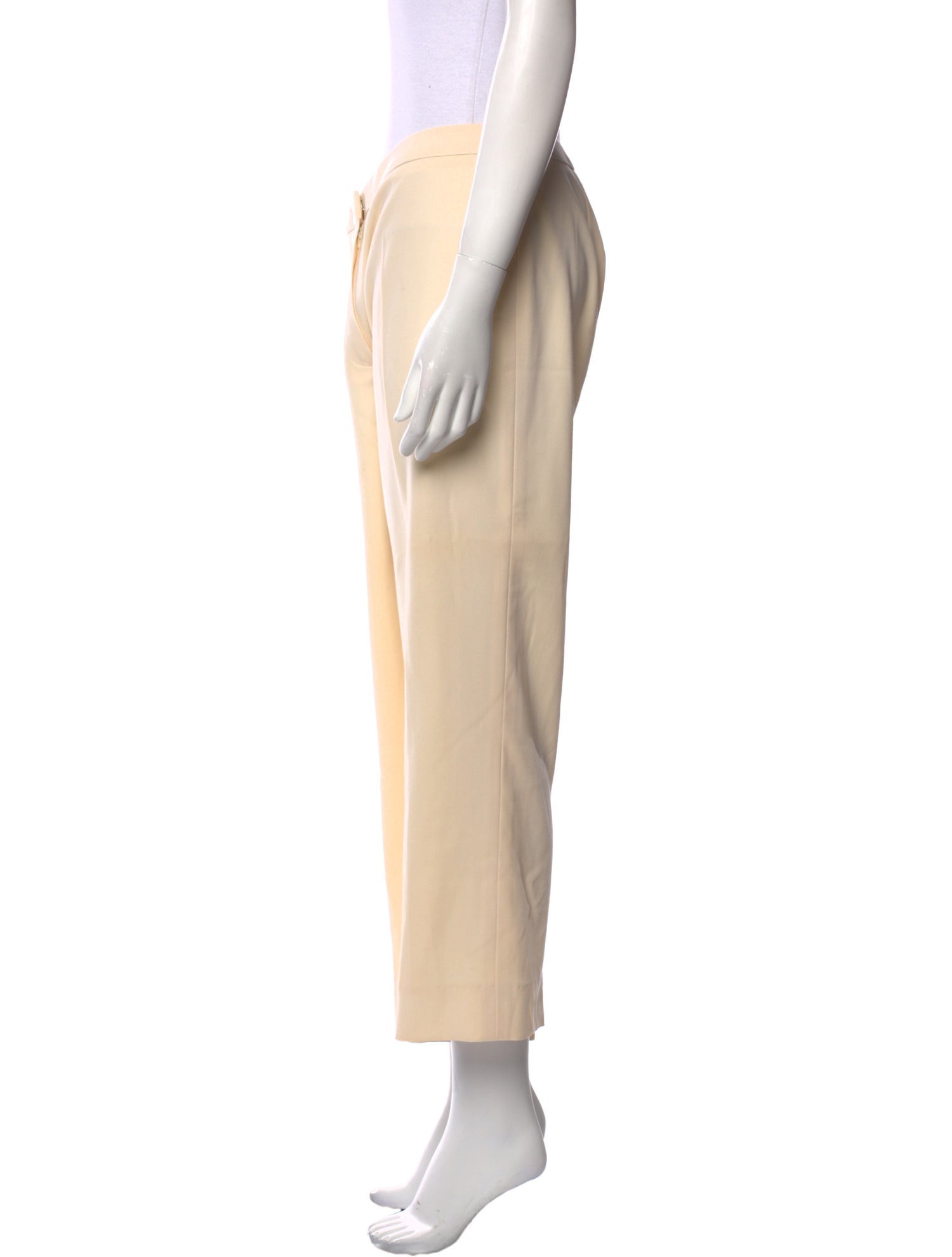 Escada Virgin Wool Straight Leg Pants