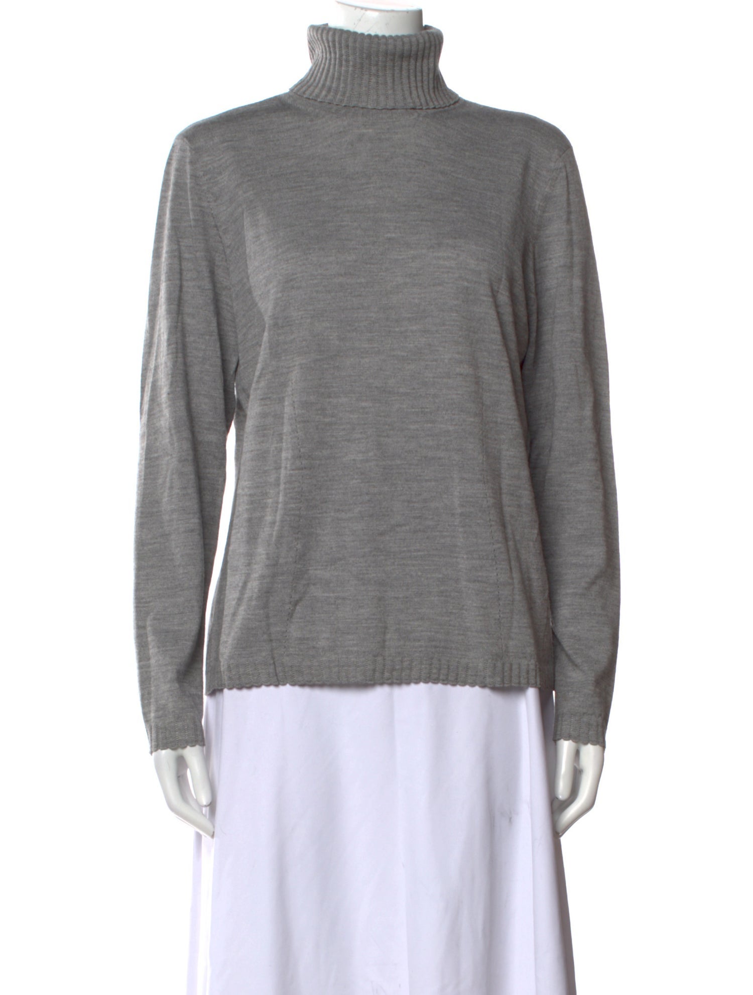 Escada Virgin Wool Turtleneck Sweater