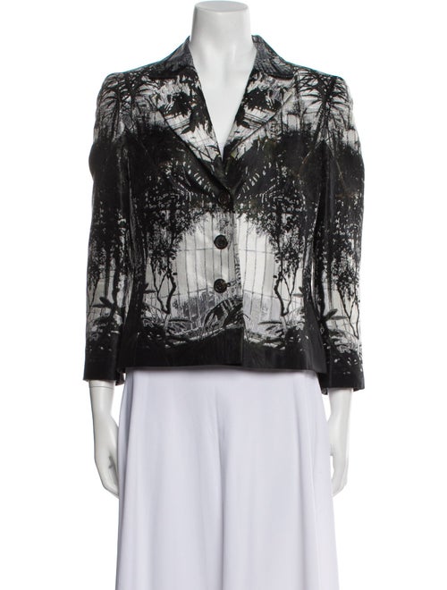 Escada Silk Printed Blazer