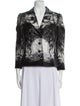 Escada Silk Printed Blazer