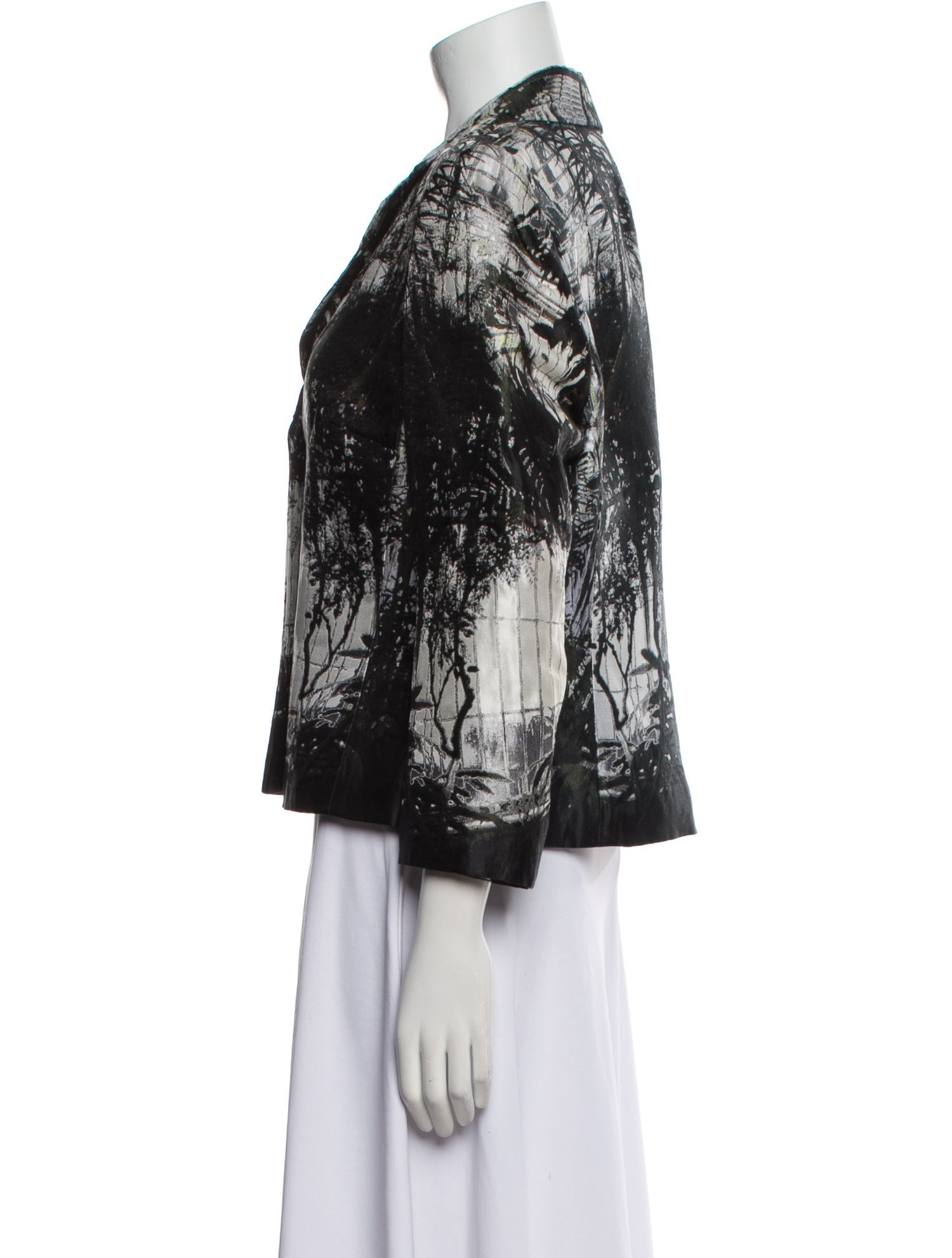 Escada Silk Printed Blazer