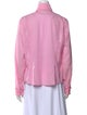 Escada Long Sleeve Button-Up Top