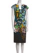 Escada Printed Midi Length Dress