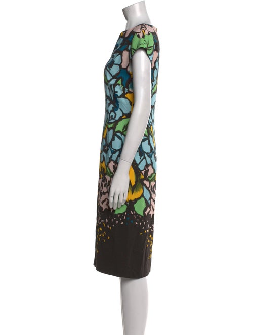 Escada Printed Midi Length Dress