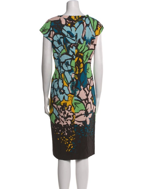 Escada Printed Midi Length Dress