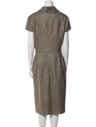 Escada Wool Midi Length Dress