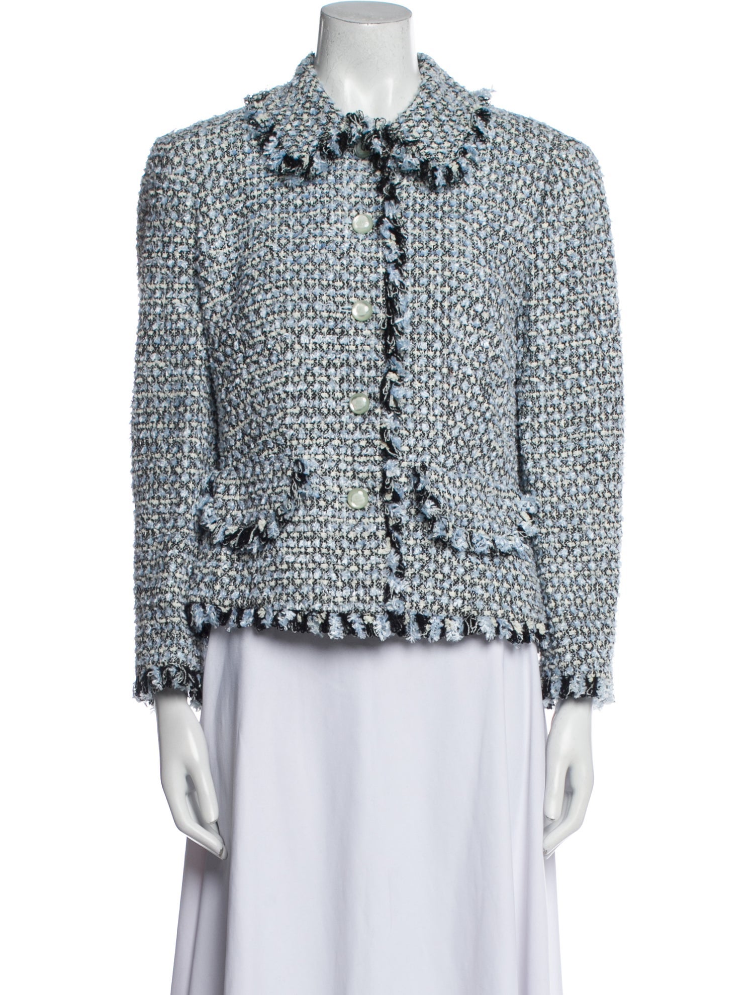 Escada Tweed Pattern Evening Jacket