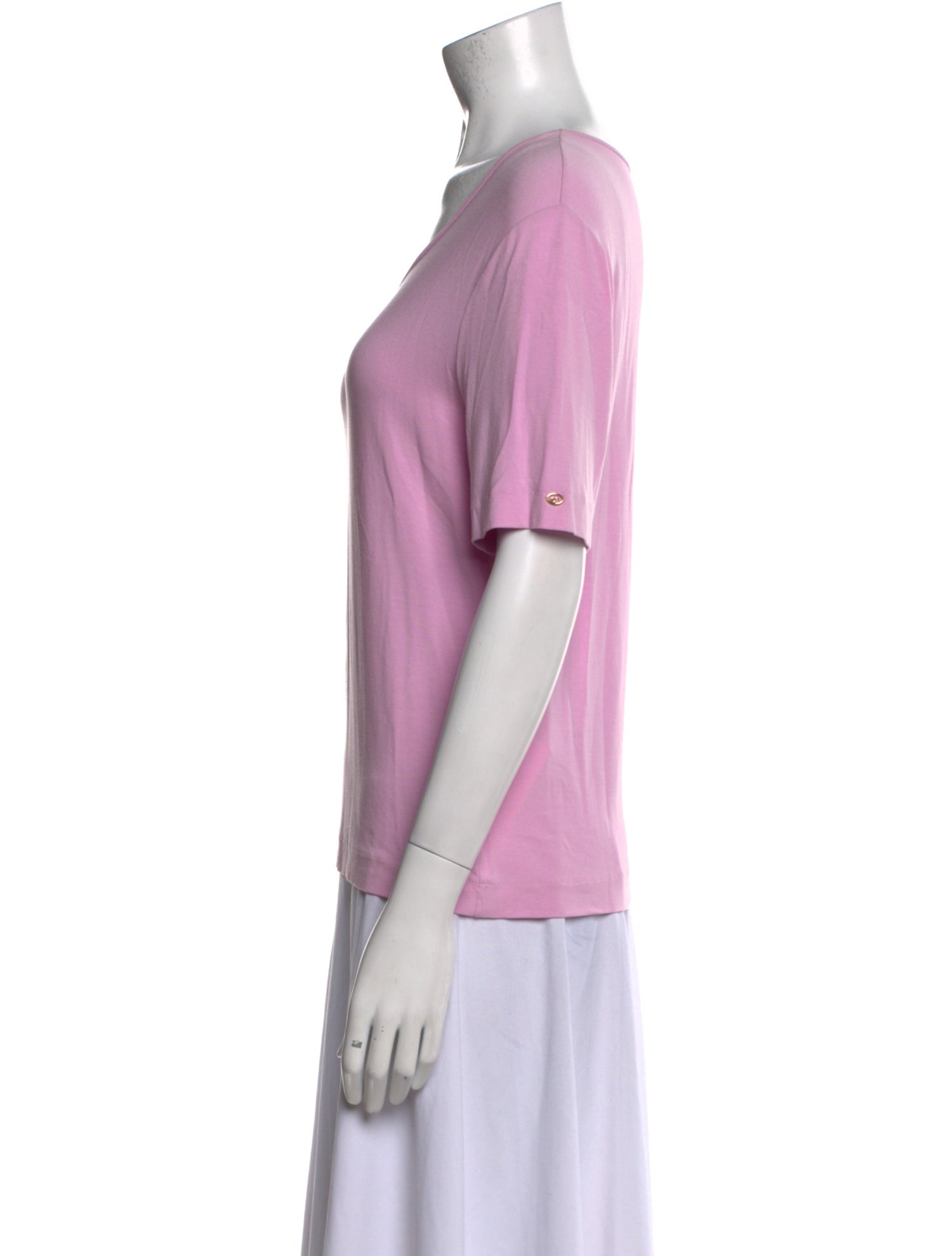 Escada Scoop Neck Short Sleeve T-Shirt
