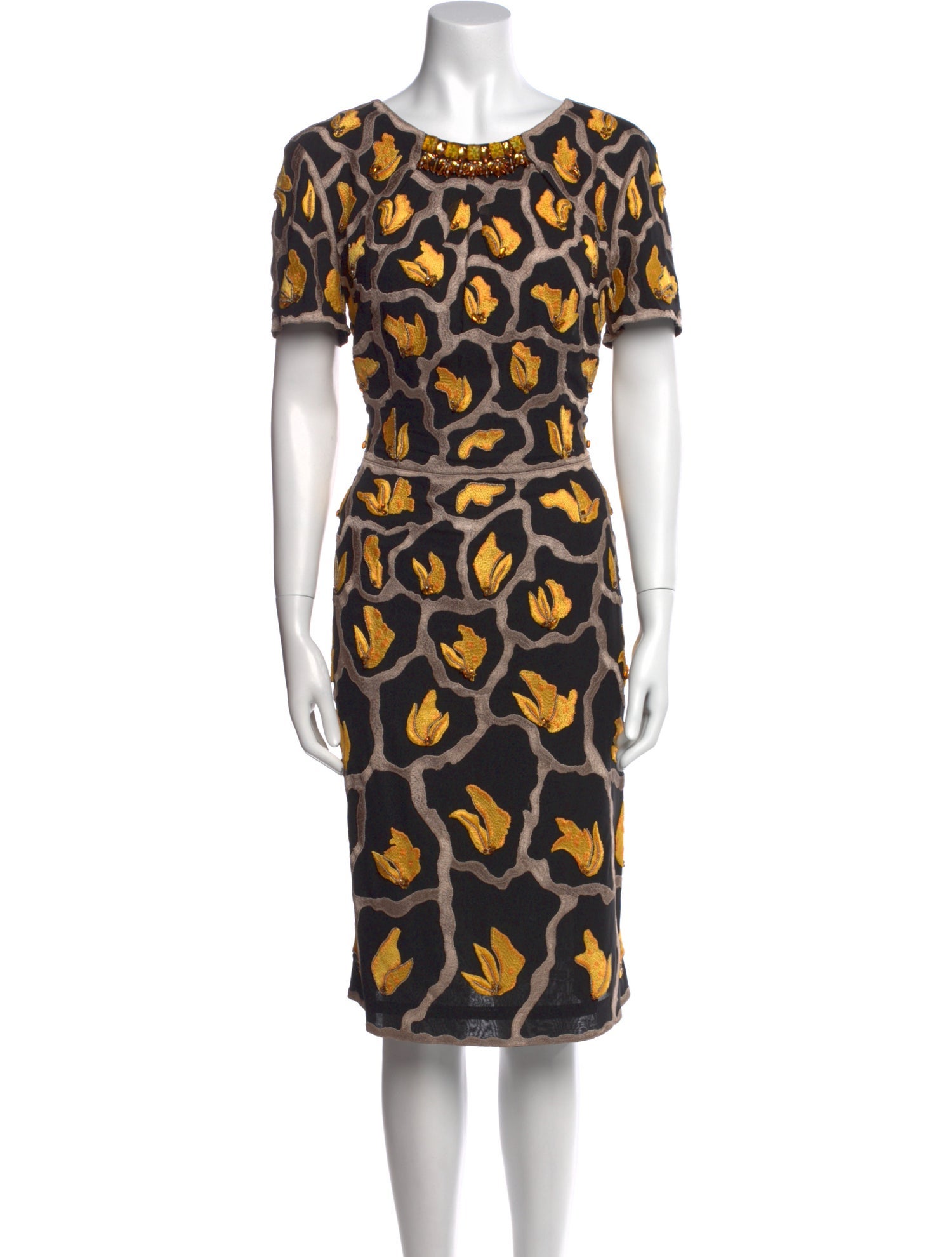 Escada Silk Midi Length Dress