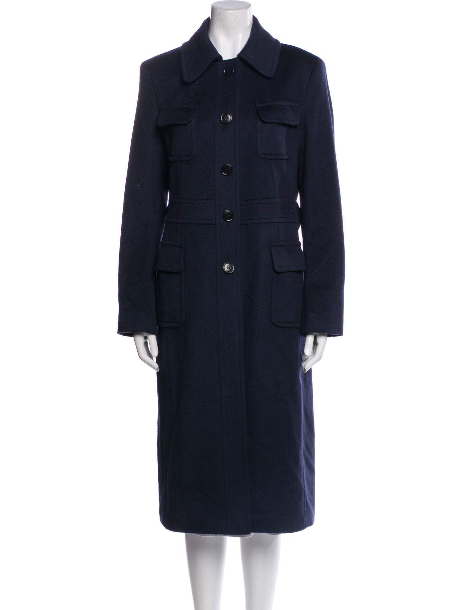Escada Virgin Wool Trench Coat