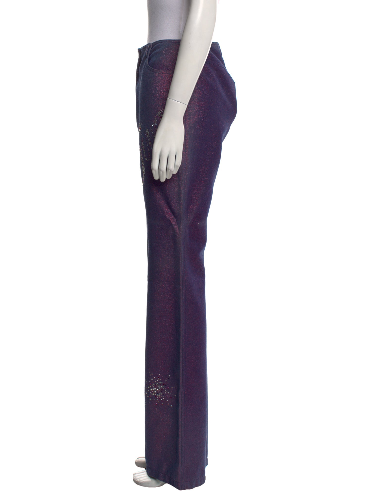 Escada Graphic Print Wide Leg Pants