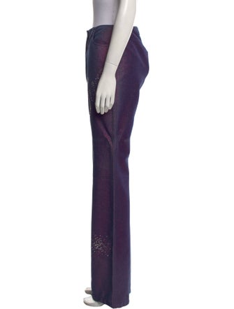 Escada Graphic Print Wide Leg Pants