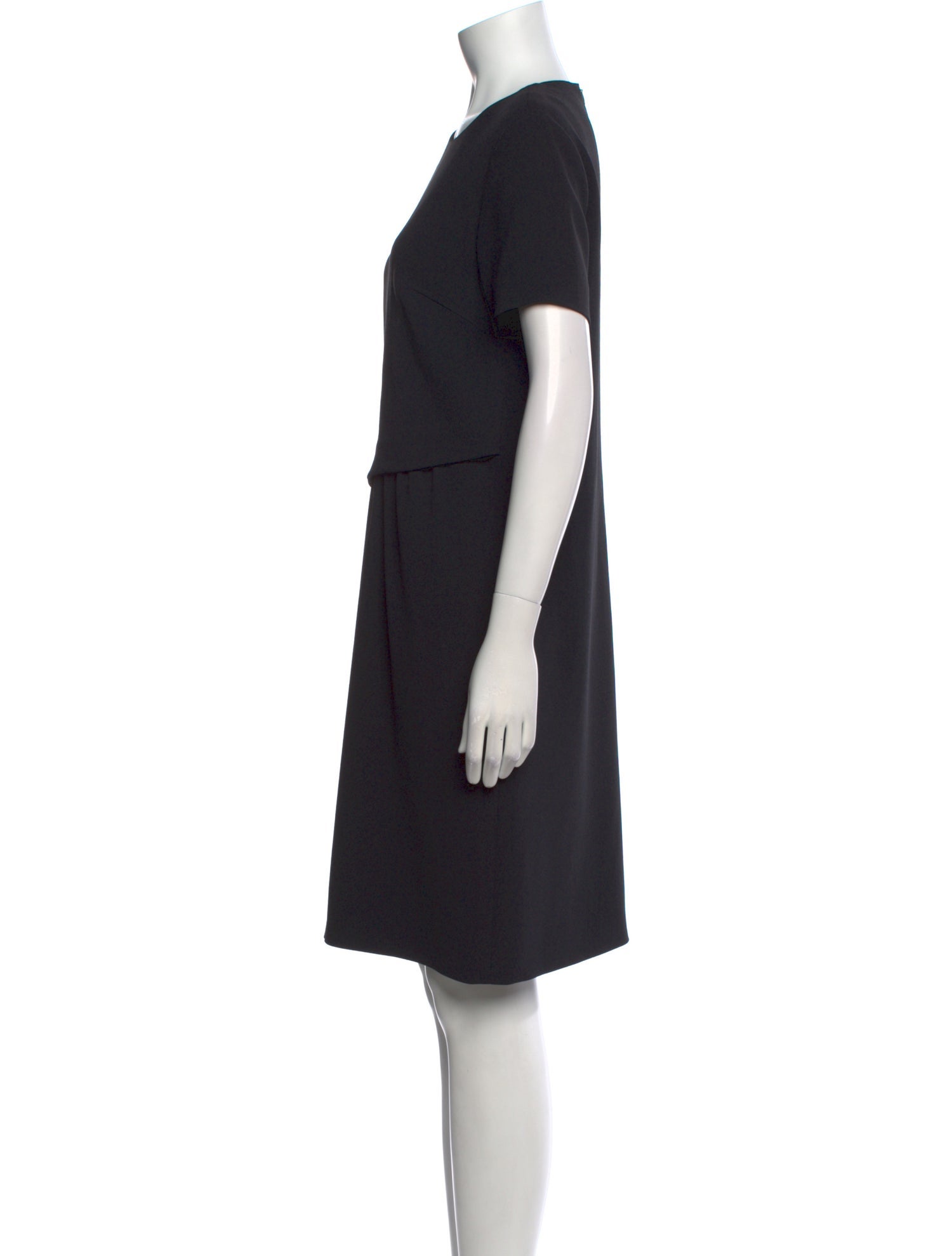 Escada Crew Neck Knee-Length Dress