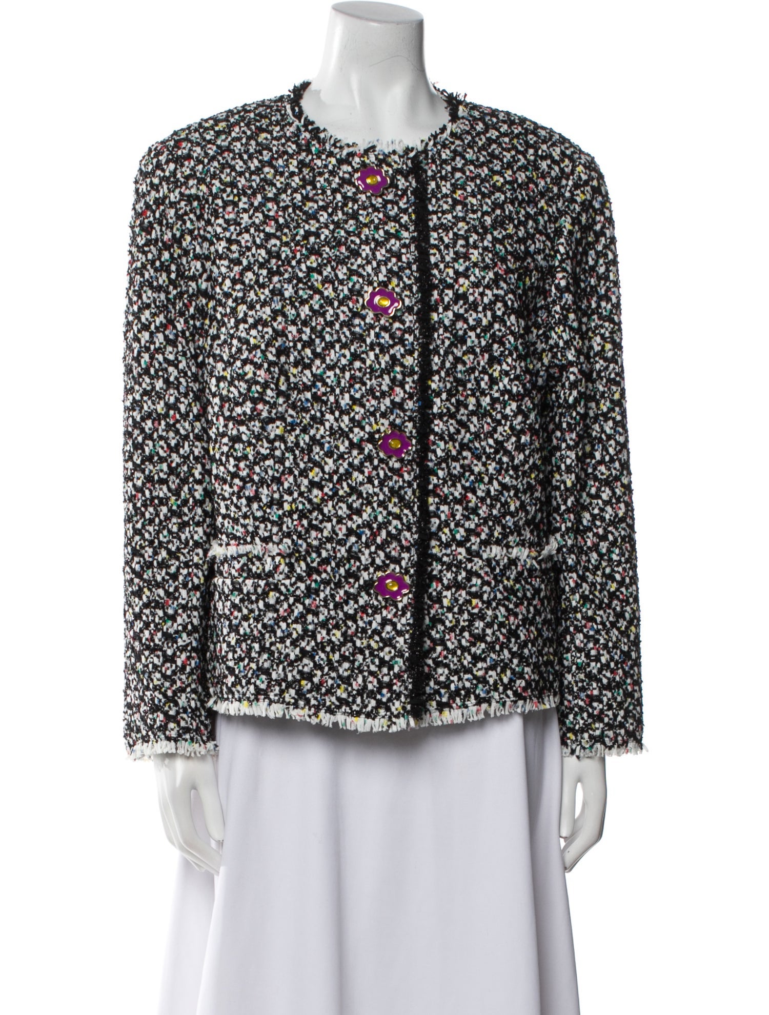 Escada Nylon Printed Evening Jacket