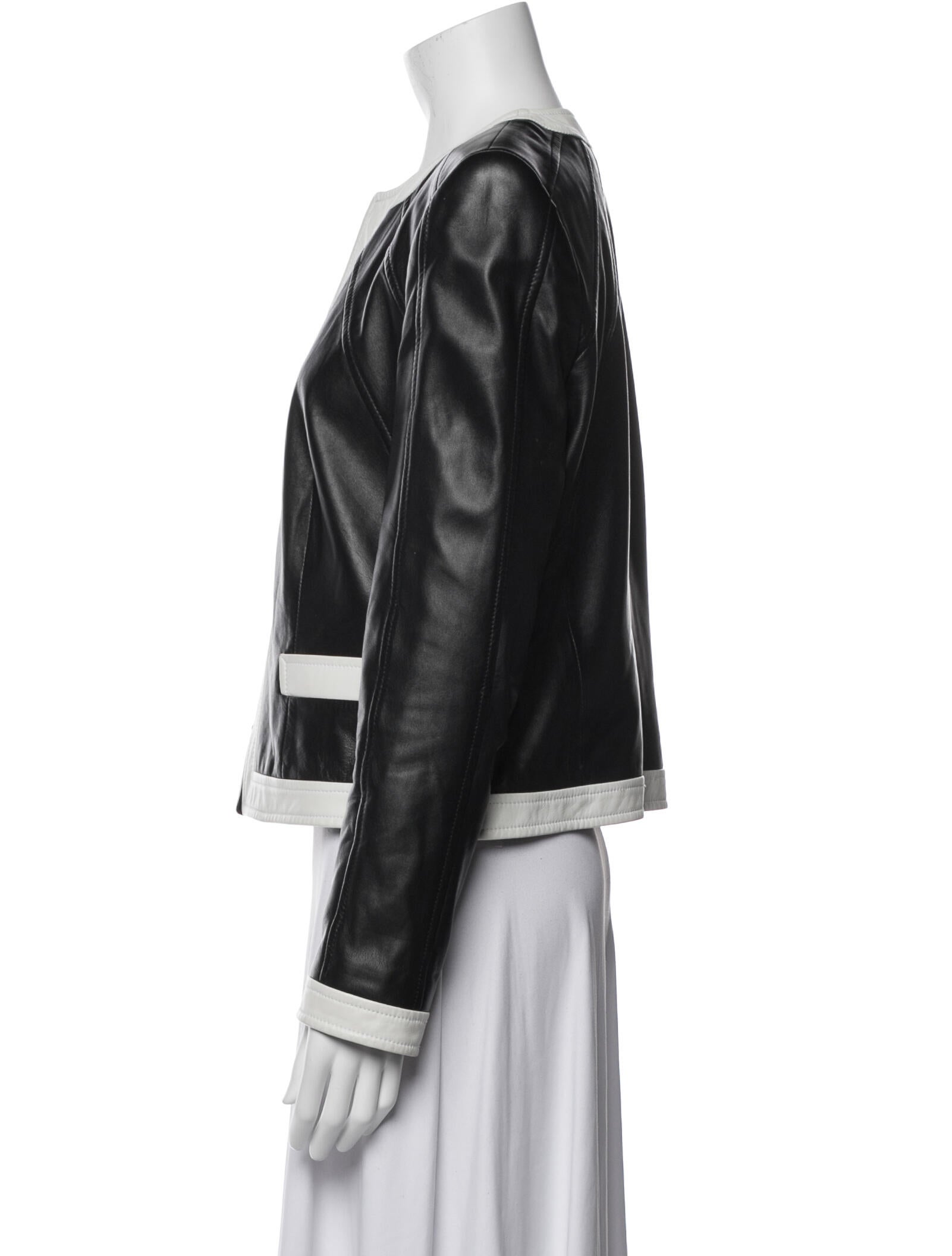 Escada Leather Biker Jacket