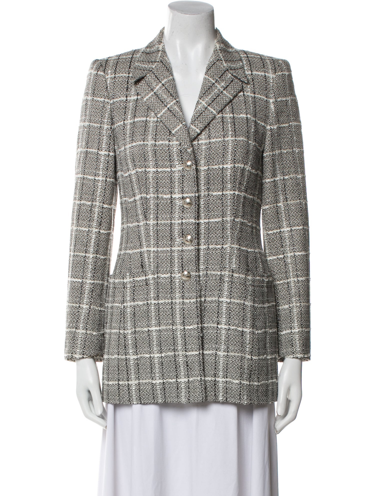 Escada Tweed Pattern Blazer