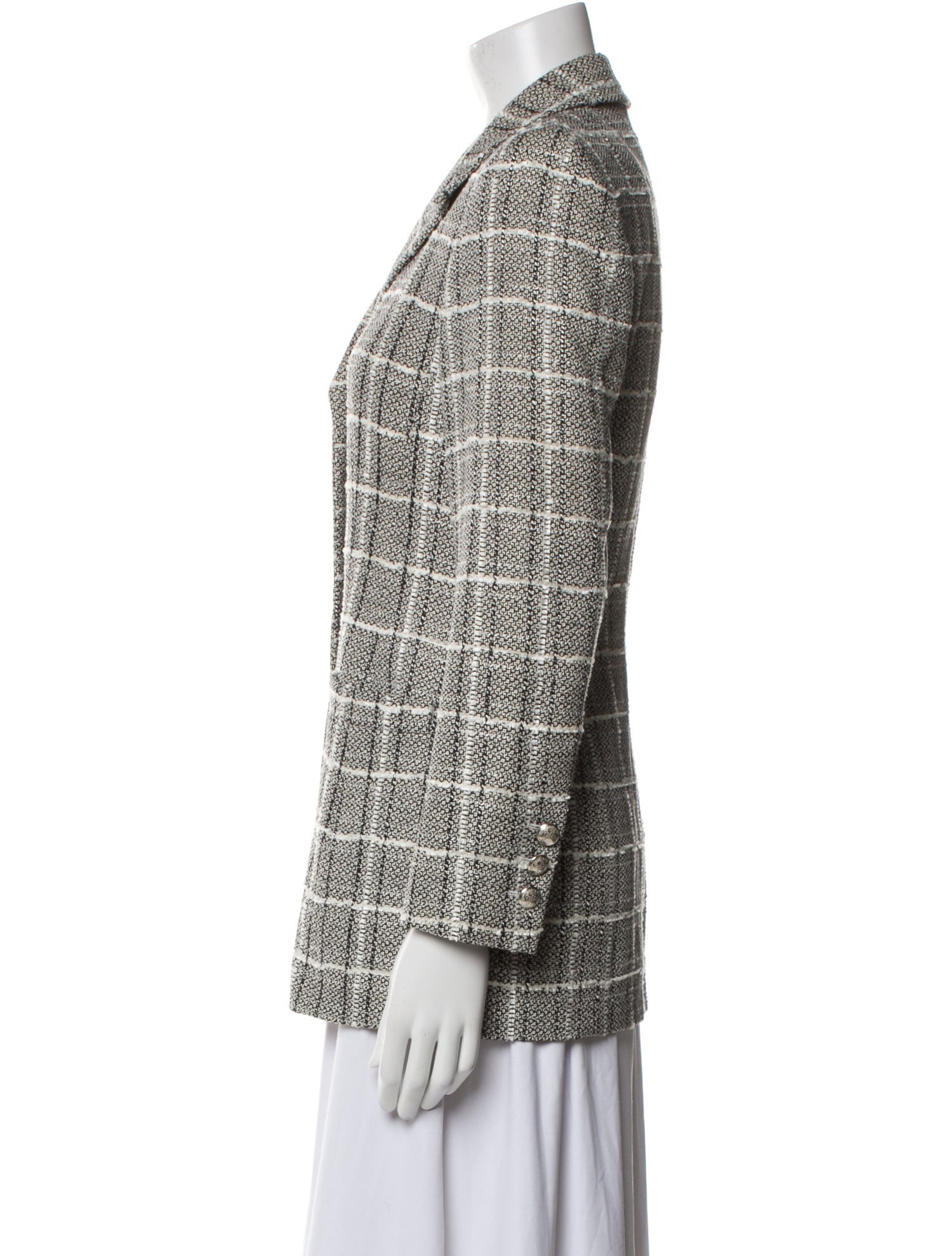 Escada Tweed Pattern Blazer