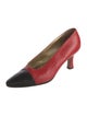 Escada Leather Printed Pumps