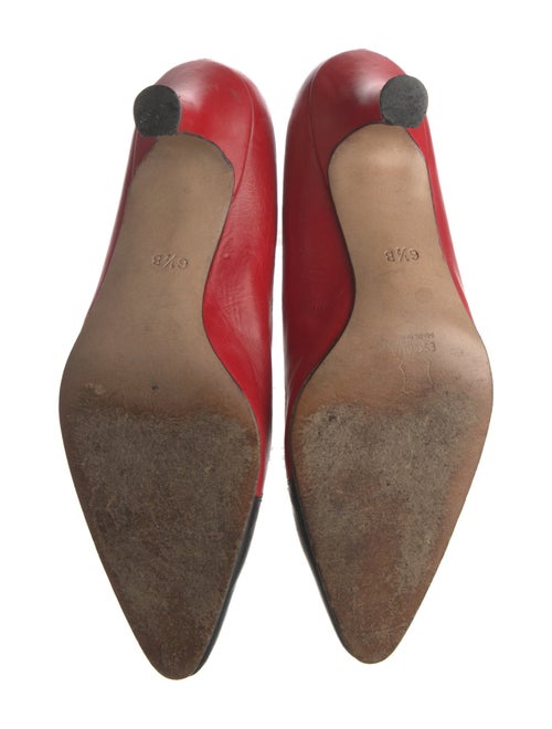 Escada Leather Printed Pumps