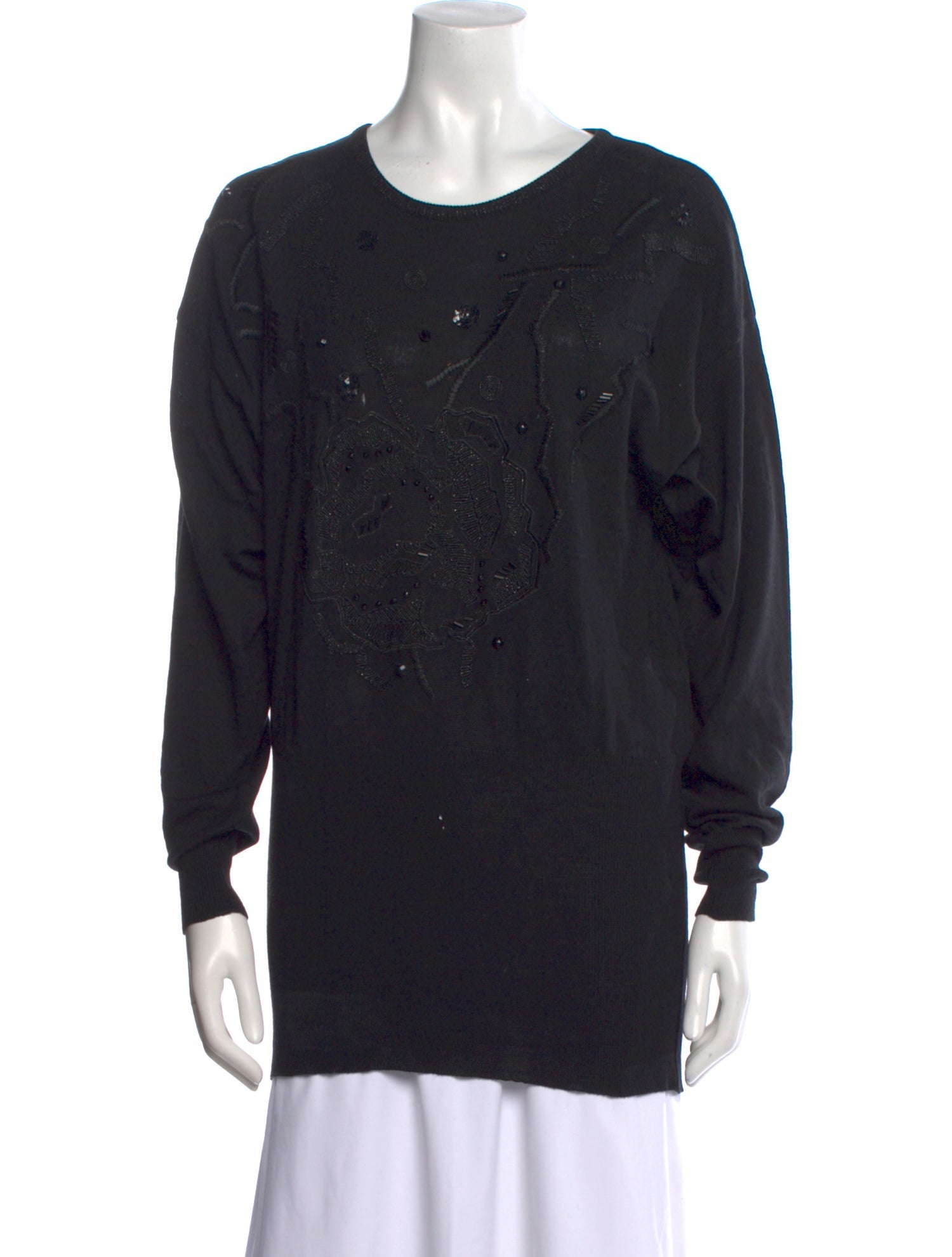 Escada Virgin Wool Scoop Neck Sweater