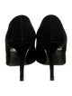 Escada Suede Crystal Embellishments Pumps