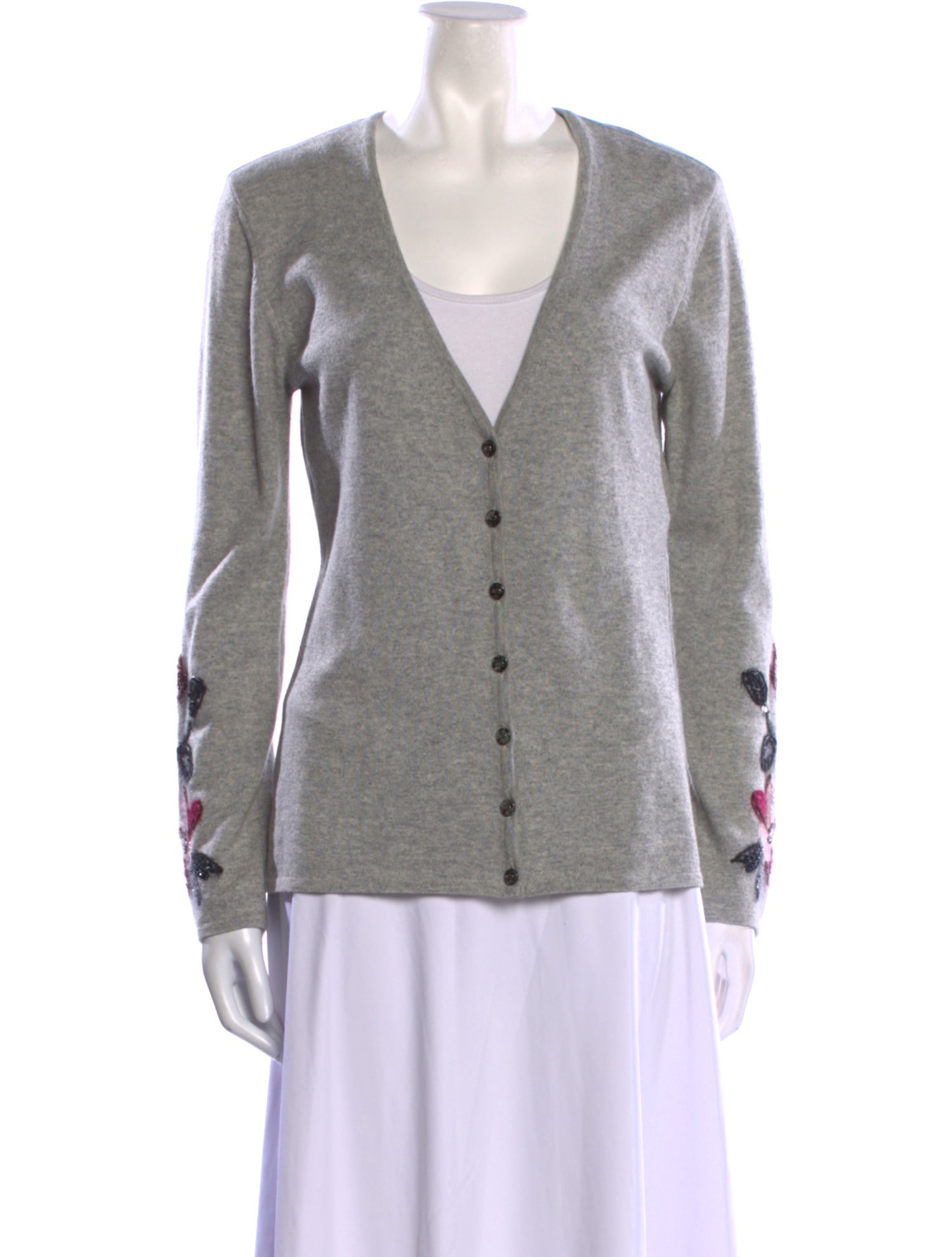 Escada Wool Graphic Print Sweater