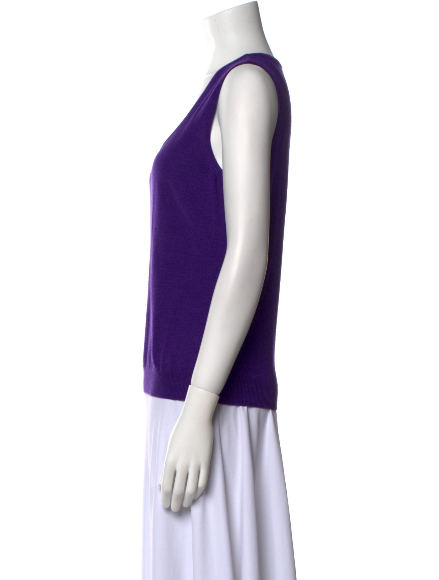 Escada Virgin Wool Scoop Neck Top