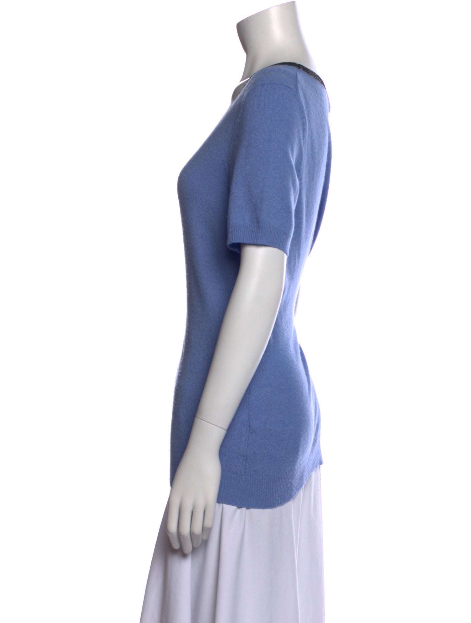 Escada Wool Scoop Neck T-Shirt