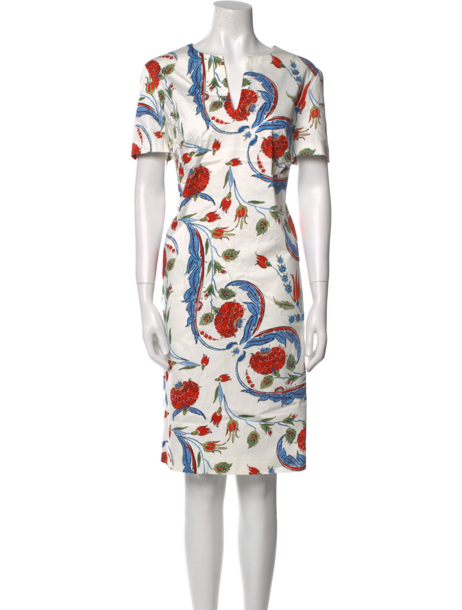 Escada Printed Knee-Length Dress