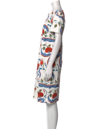 Escada Printed Knee-Length Dress