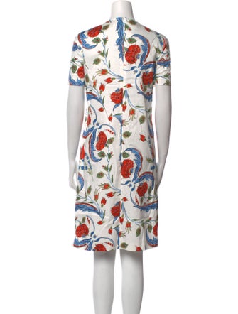 Escada Printed Knee-Length Dress