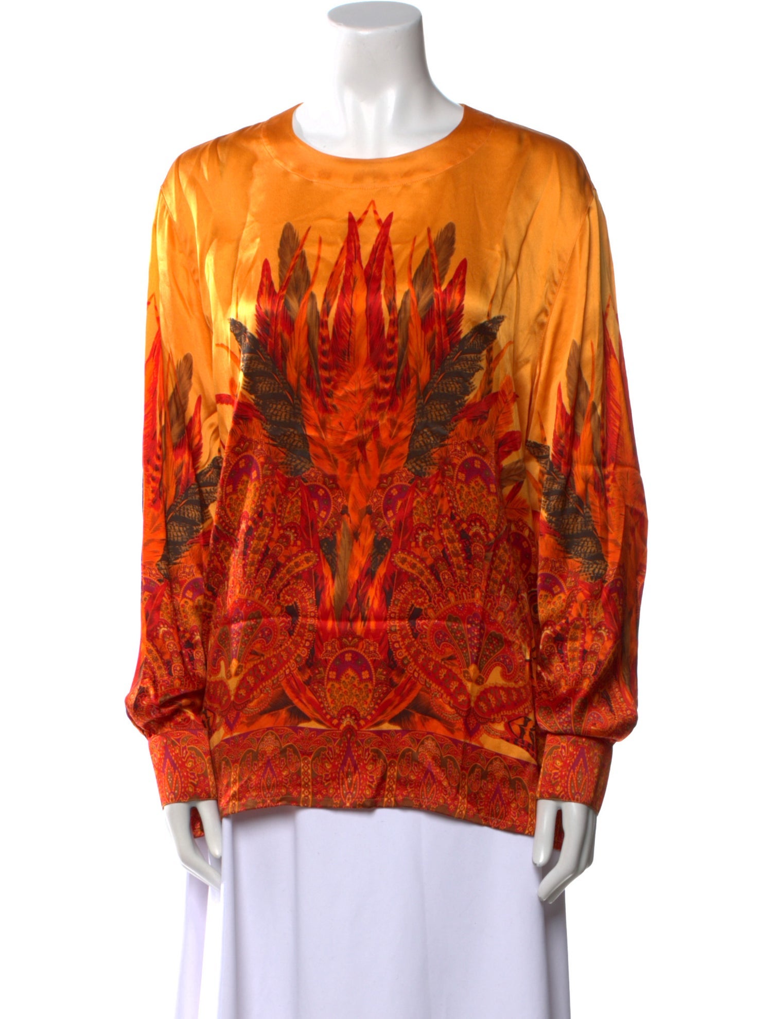 Escada Silk Printed Sweatshirt