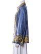 Escada Silk Printed Button-Up Top